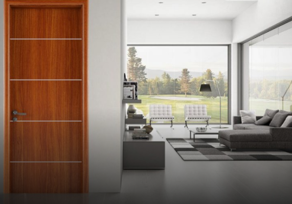 Cửa thép vân gỗ 1 cánh