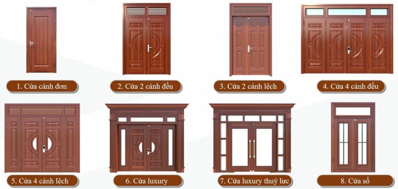 cửa thép chống cháy vân gỗ