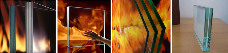 Vách kính chống cháy